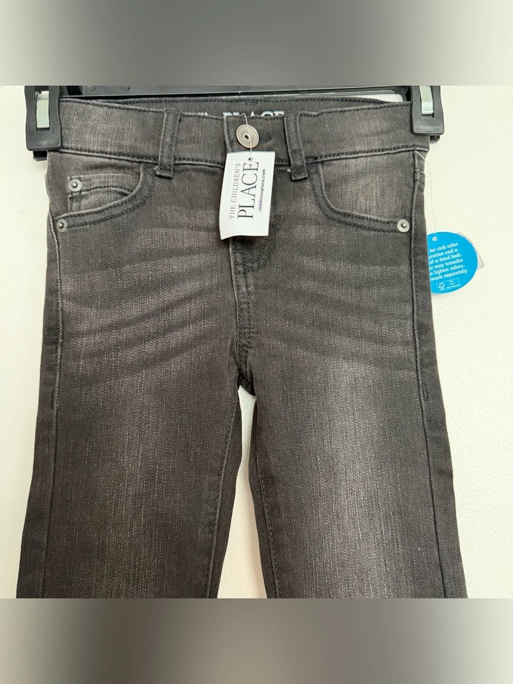 Girls’ The Children’s Place Skinny Stretch Jeans Black Size 5